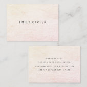 Carte De Visite Minimaliste détendu (Devant / Derrière)