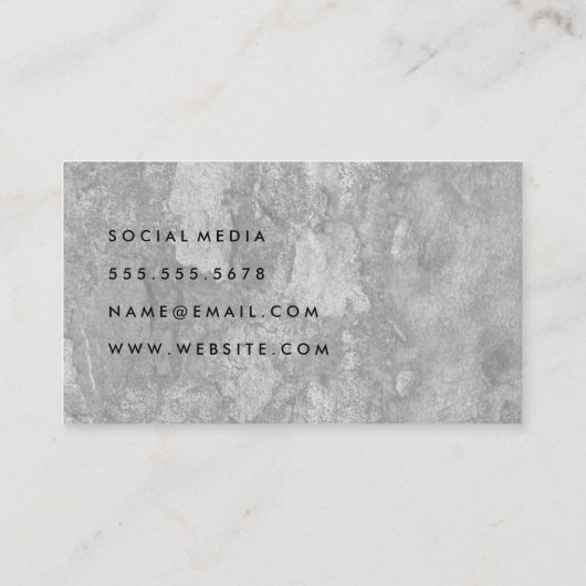 Carte De Visite Minimaliste du coureur (Dos)