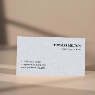 Carte De Visite Minimaliste Élégant Texture Gris Avocat
