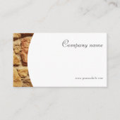 Carte de visite minimaliste en pierre (Devant)