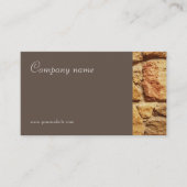 Carte de visite minimaliste en pierre (Devant)