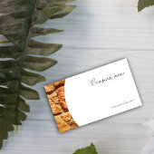 Carte de visite minimaliste en pierre