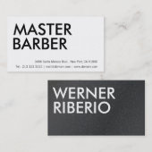 Carte De Visite Minimaliste et professionnel (Devant / Derrière)