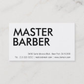 Carte De Visite Minimaliste et professionnel (Devant)