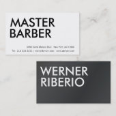Carte De Visite Minimaliste mais professionnel (Devant / Derrière)