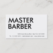 Carte De Visite Minimaliste mais professionnel (Devant)