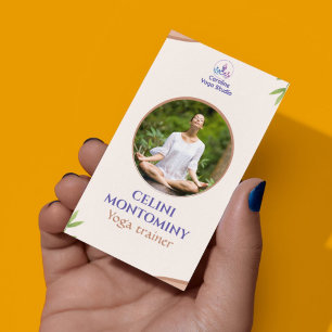 Carte de visite minimaliste minimaliste Brown beig