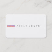 Carte de visite minimaliste moderne (Devant)