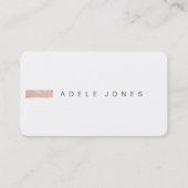 Carte de visite minimaliste moderne (Devant)