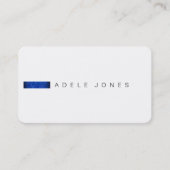 Carte de visite minimaliste moderne (Devant)