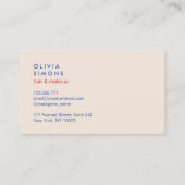 Carte de visite minimaliste moderne (Dos)