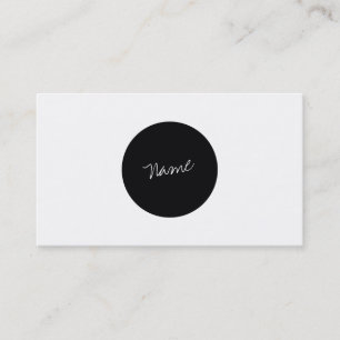 Carte De Visite Minimaliste moderne