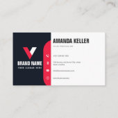 Carte de visite minimaliste moderne (Dos)