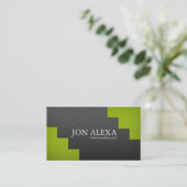 Carte De Visite Minimaliste moderne (Debout devant)