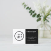 Carte De Visite Minimaliste Moderne (Debout devant)