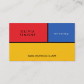 Carte de visite minimaliste moderne (Devant)