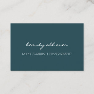 Carte de visite minimaliste moderne