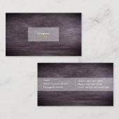 Carte de visite minimaliste moderne (Devant / Derrière)