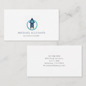 Carte de visite minimaliste moderne de consultant  (Devant / Derrière)