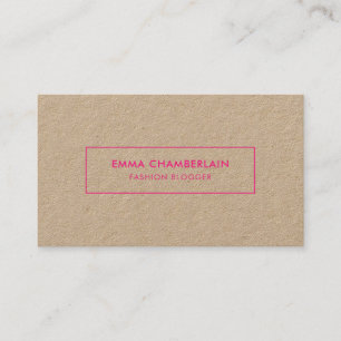 Carte de visite minimaliste moderne élégant en néo