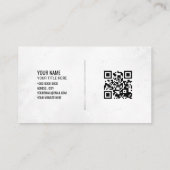 Carte De Visite Minimaliste Moderne Iridescent (Dos)
