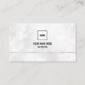 Carte De Visite Minimaliste Moderne Iridescent (Devant)