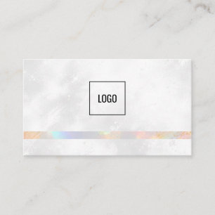 Carte De Visite Minimaliste Moderne Iridescent