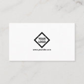 Carte De Visite Minimaliste moderne personnalisé (Dos)