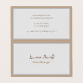 Carte De Visite Minimaliste moderne professionnel (Extérieur déplié)