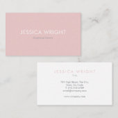 Carte De Visite Minimaliste moderne professionnel (Devant / Derrière)