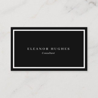 Carte De Visite Minimaliste Moderne Professionnel