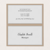 Carte De Visite Minimaliste moderne professionnel (Extérieur déplié)