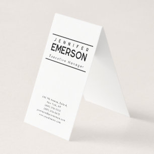Carte De Visite Minimaliste moderne professionnel plain