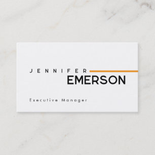 Carte De Visite Minimaliste moderne professionnel plain