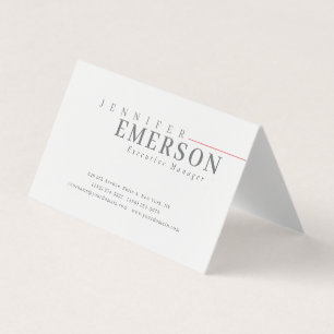 Carte De Visite Minimaliste moderne professionnel simple