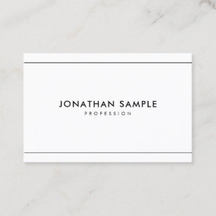 Carte De Visite Minimaliste Moderne Professionnel Simple Modèle