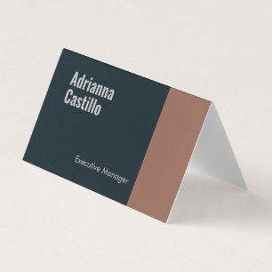 Carte De Visite Minimaliste Moderne Simple