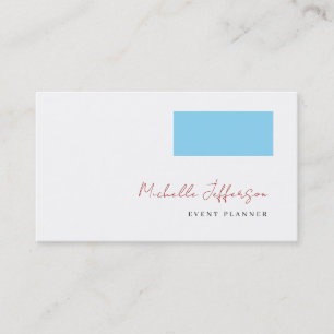Carte De Visite Minimaliste Moderne Simple