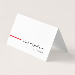 Carte De Visite Minimaliste moderne simple uni