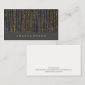 Carte De Visite Minimaliste | Motif fléché (Devant / Derrière)