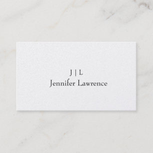 Carte de visite minimaliste personnalisable
