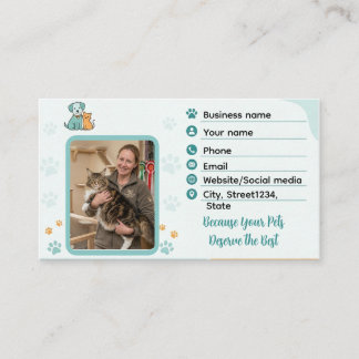 Carte de visite minimaliste personnalisée pour gar