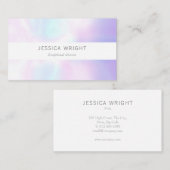 Carte De Visite Minimaliste Professionnel (Devant / Derrière)