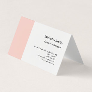Carte De Visite Minimaliste professionnel simple