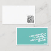 Carte de visite minimaliste PROSE MINI (Devant / Derrière)