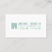 Carte De Visite Minimaliste RPH (Dos)
