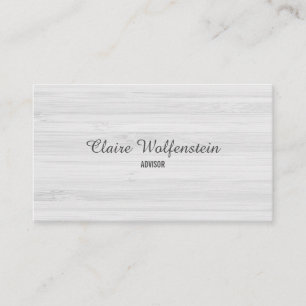 Carte De Visite Minimaliste Shabby Chic Professionnel