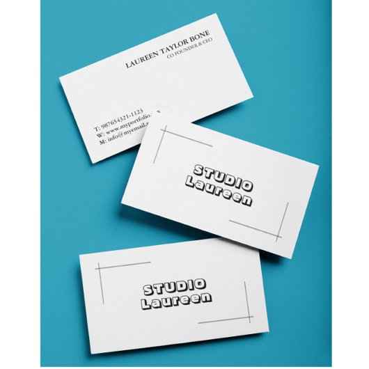 Carte de visite minimaliste simple moderne