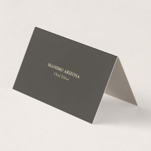 Carte De Visite Minimaliste Simple Moderne Original