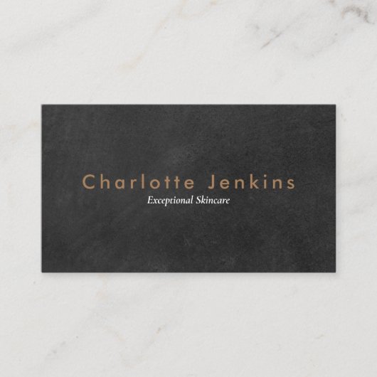 Carte De Visite Minimaliste Tableau Professionnel (Devant)